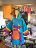 READY TO SHIP - One Off Monster Hoodie Prototype- one size fit