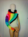 READY TO SHIP | Rainbow Djemora Half and Half Top