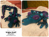 Dragon Scarf - Digital Sewing Pattern + Tutorial Download