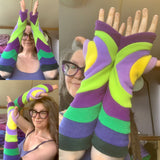 MADE TO ORDER | 'Lemniscate' Armwarmers | Sizes S-XXL
