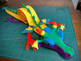 Dragon Scarf - Digital Sewing Pattern + Tutorial Download