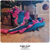 Dragon Scarf - Digital Sewing Pattern + Tutorial Download