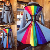 MADE TO ORDER | Rainbow Backed Tournedot Jacket WITH COLLAR | Length 3 |  Sizes S-XXL