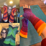 MADE TO ORDER | 'Lemniscate' Armwarmers | Sizes S-XXL