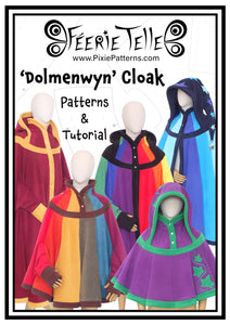 ‘Dolmenwyn’ Cloak / Poncho - Digital Sewing Pattern + Tutorial Download