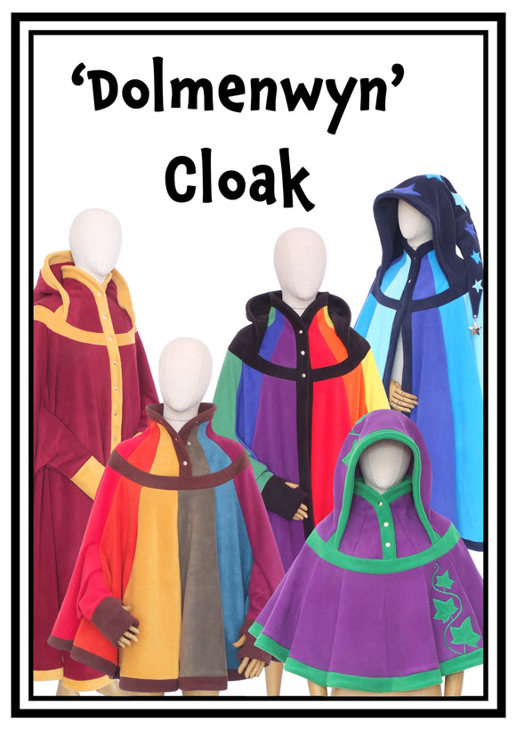 Dolmenwyn' Cloak / Poncho - Sewing Pattern + Tutorial – Féerie Telle