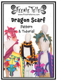 Dragon Scarf - Digital Sewing Pattern + Tutorial Download