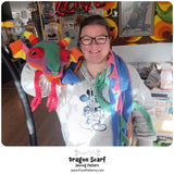 Dragon Scarf - Digital Sewing Pattern + Tutorial Download