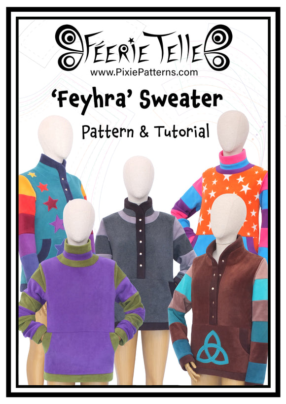‘Feyhra’ Sweater - Digital Sewing Pattern + Tutorial Download