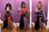 Made to Order | Rainbow Stripe 'Korrigan' Shrug - Sizes S to XXL