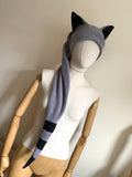 MADE TO ORDER  | 'Positively Pixie' Length Raccoon Hat | Any Colour