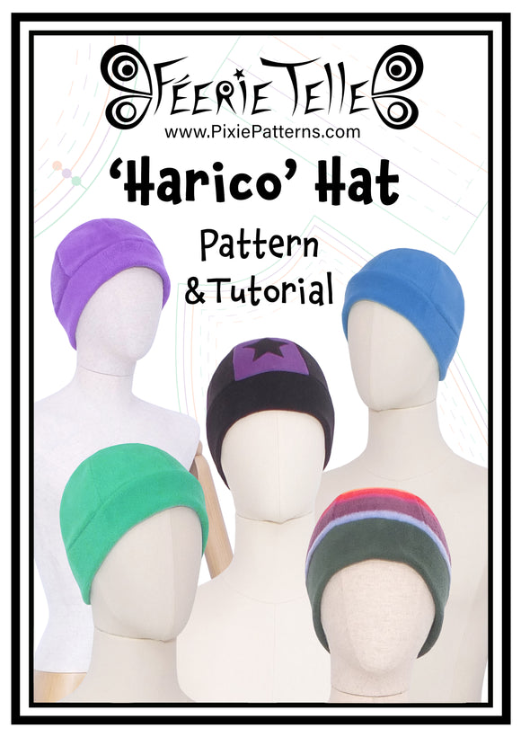FREE! 'Harico' Hat - Digital Sewing Pattern + Tutorial Download