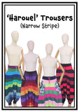 Narrow Stripe ‘Harouel’ Trousers - Sewing Pattern + Tutorial