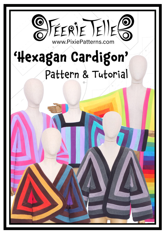 ‘Hexagan Cardigon’ - Digital Sewing Pattern + Tutorial Download