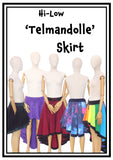 Hi-Low ‘Telmandolle’ Skirt - Sewing Pattern + Tutorial