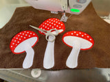 Mushrooms Appliqué Tutorial