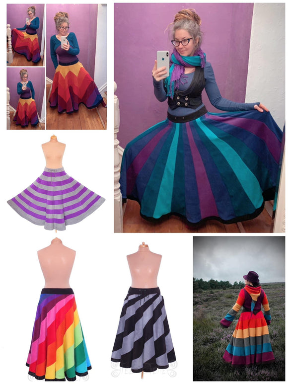 PRE-ORDER Telmandolle Maxi Skirt Sewing P A T T E R N Pack