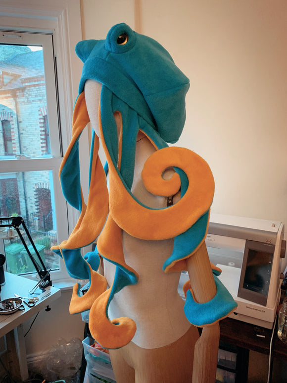 READY TO SHIP | Kingfisher/Marigold Octo-Hat