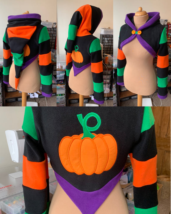 READY TO SHIP - Pumpkin Korrigan Shrug - Size L