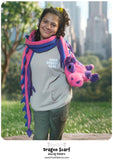 Dragon Scarf - Digital Sewing Pattern + Tutorial Download