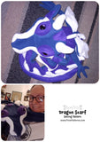 Dragon Scarf - Digital Sewing Pattern + Tutorial Download