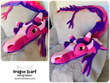 Dragon Scarf - Digital Sewing Pattern + Tutorial Download