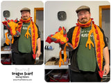 Dragon Scarf - Digital Sewing Pattern + Tutorial Download