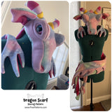 Dragon Scarf - Digital Sewing Pattern + Tutorial Download