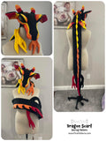 Dragon Scarf - Digital Sewing Pattern + Tutorial Download