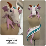 Dragon Scarf - Digital Sewing Pattern + Tutorial Download