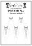 Round Neck Pixie Hood Pattern Expansion Pack - Sewing Patterns + Tutorial