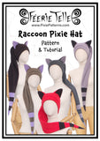 Raccoon Pixie Hat - Digital Sewing Pattern + Tutorial Download