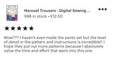 ‘Harouel’ Trousers - Digital Sewing Pattern + Tutorial Download