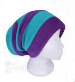 2 tone Fleece ‘Snoobling’ - wide stripes - TPF Faerie Wear