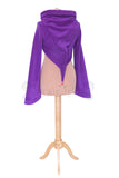 MADE TO ORDER - 'Korrigan' Shrug With 'Positively Pixie' Hood - Polar Fleece