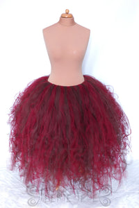 MADE TO ORDER - 2 Tone Long 'Raggle-Taggle' Tutu Skirt