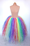 MADE TO ORDER - Intermittent Rainbow Long 'Raggle-Taggle' Tutu Skirt