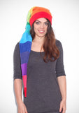 Rainbow short pixie hat - TPF Faerie Wear